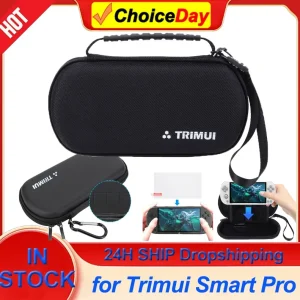 Hard EVA Carrying Case for Trimui Smart Pro Handheld Game Console.