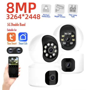 WiFi Camera Dual Lens (Baby Monitor & Color Night Vision).