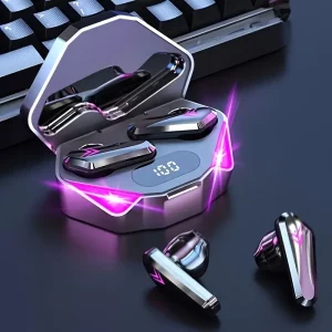 Wireless Bluetooth Headset with LED Display.